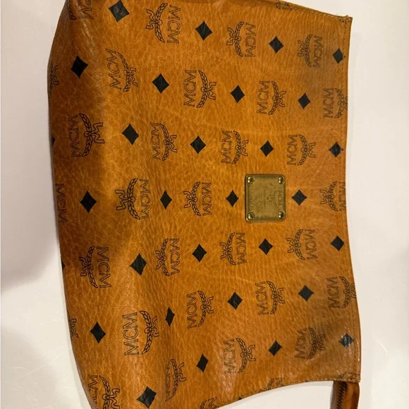 MCM Visetos Monogram Clutch Pouch - Picture 1 of 16